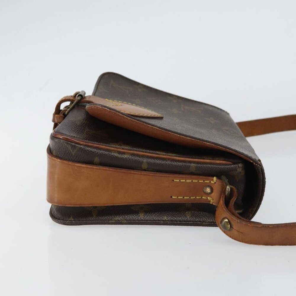 Authentic LOUIS VUITTON Monogram Cartouchiere MM Shoulder Bag M51253 LV - Picture 10 of 16